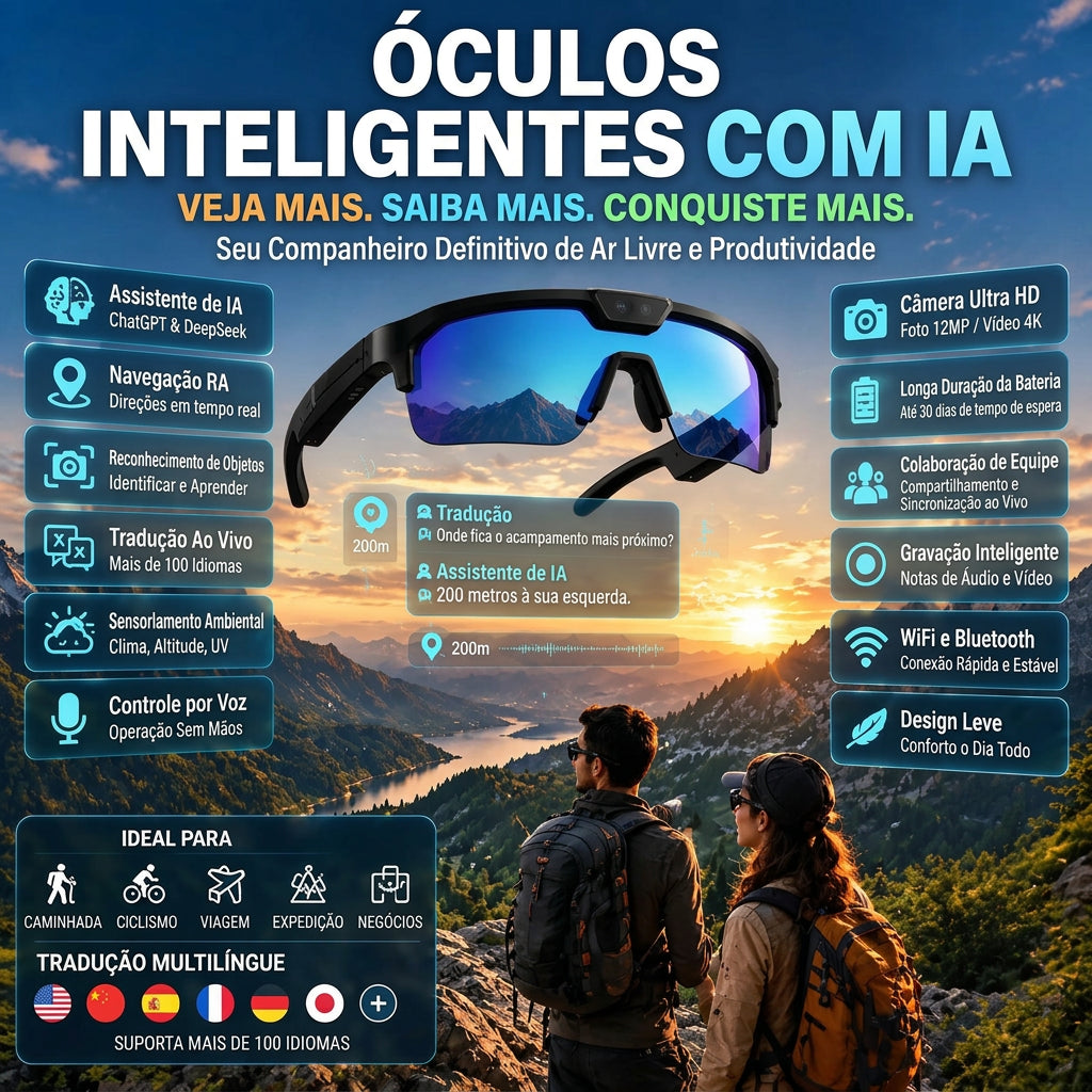 Óculos IA Q01 Inteligencia artificial