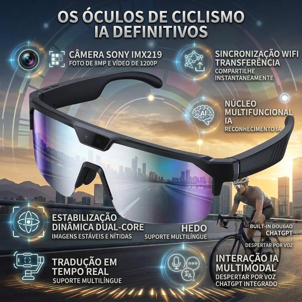 Óculos IA Q01 Inteligencia artificial
