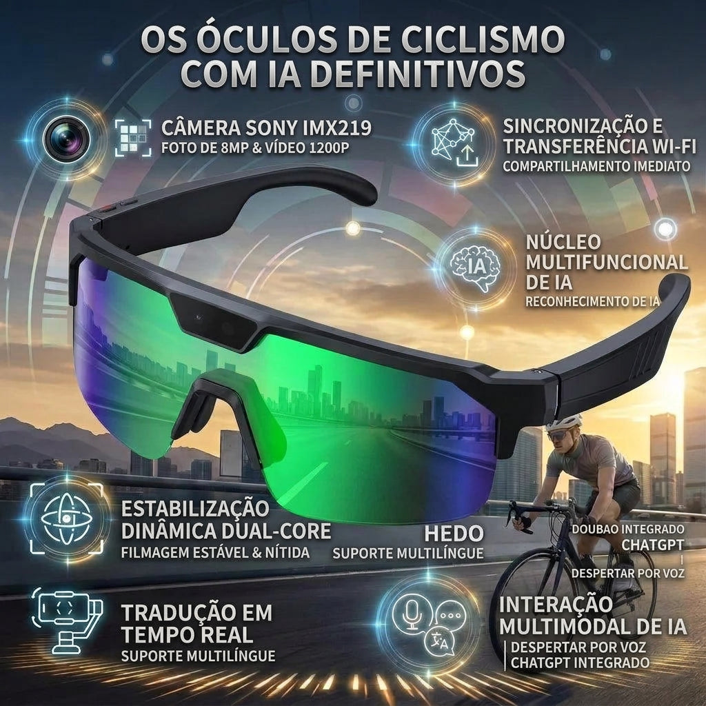 Óculos IA Q01 Inteligencia artificial